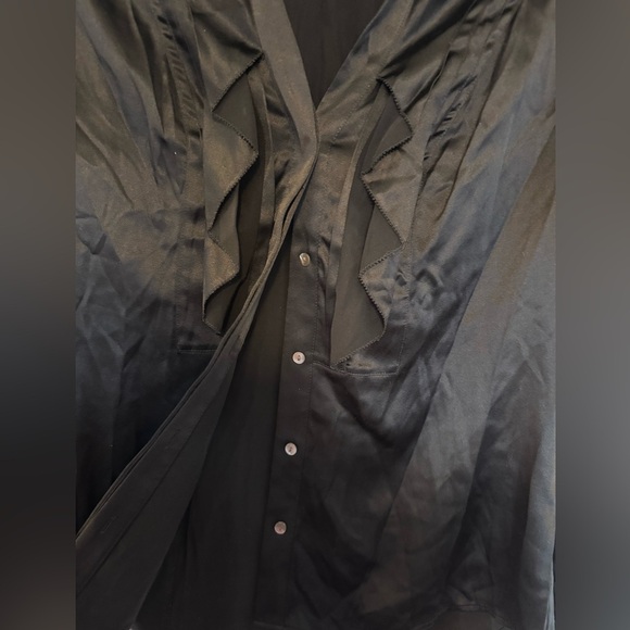 Diane von Furstenberg Women's Silk Button-down Blouse Size 12 100% silk - Picture 6 of 7